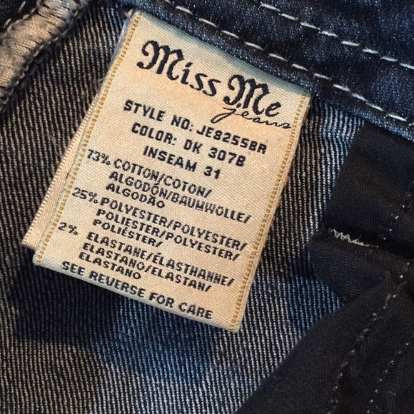 Miss Me Signature Boot Jeans Size 27x31 - Picture 7 of 11